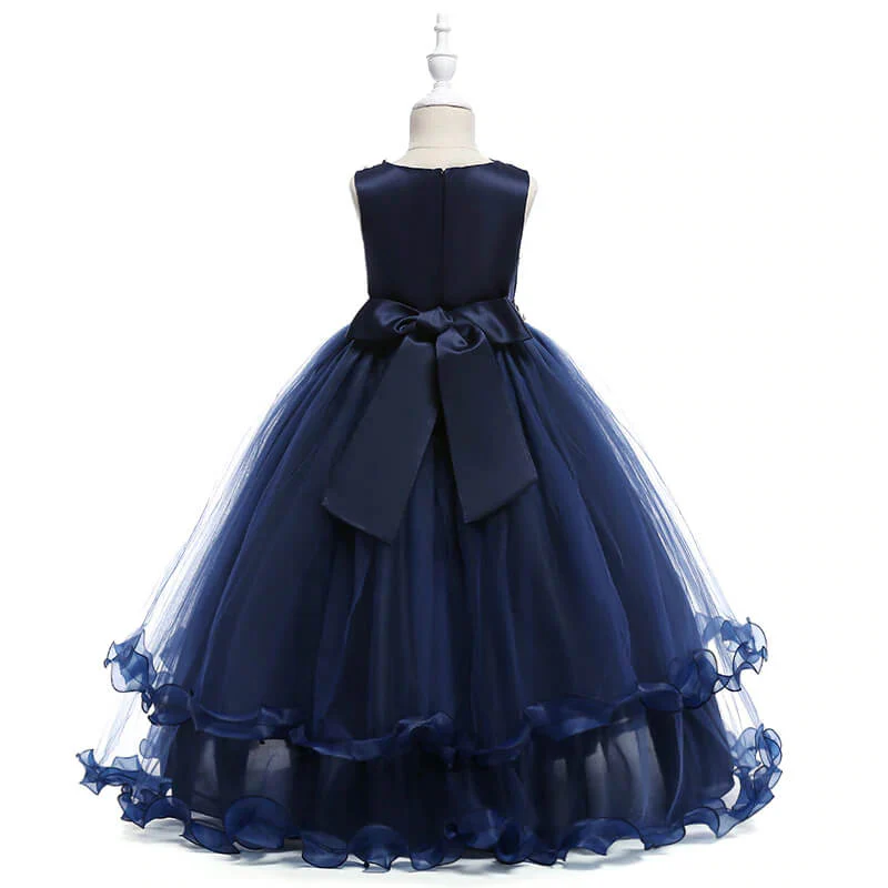 Robe de Princesse Bleu Nuit – Image 3