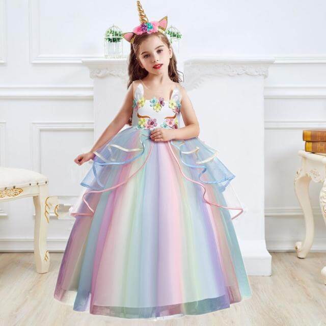Robe Princesse Licorne Fille – Image 4