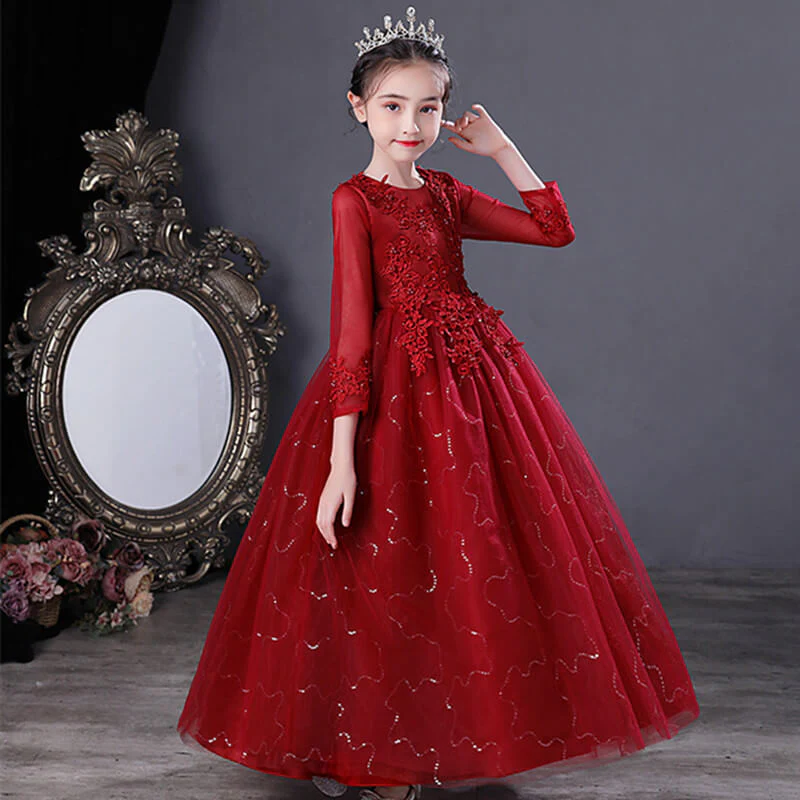 Déguisement Princesse Robe Rouge – Image 3