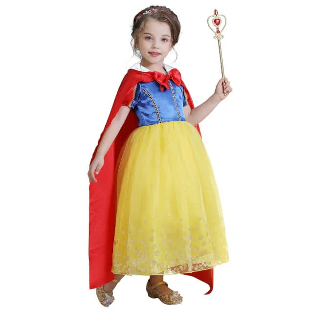 Robe de Princesse Fille Blanche Neige – Image 3