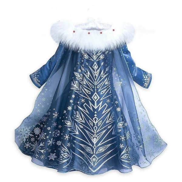 Robe Princesse Fille Reine des Neiges – Image 4