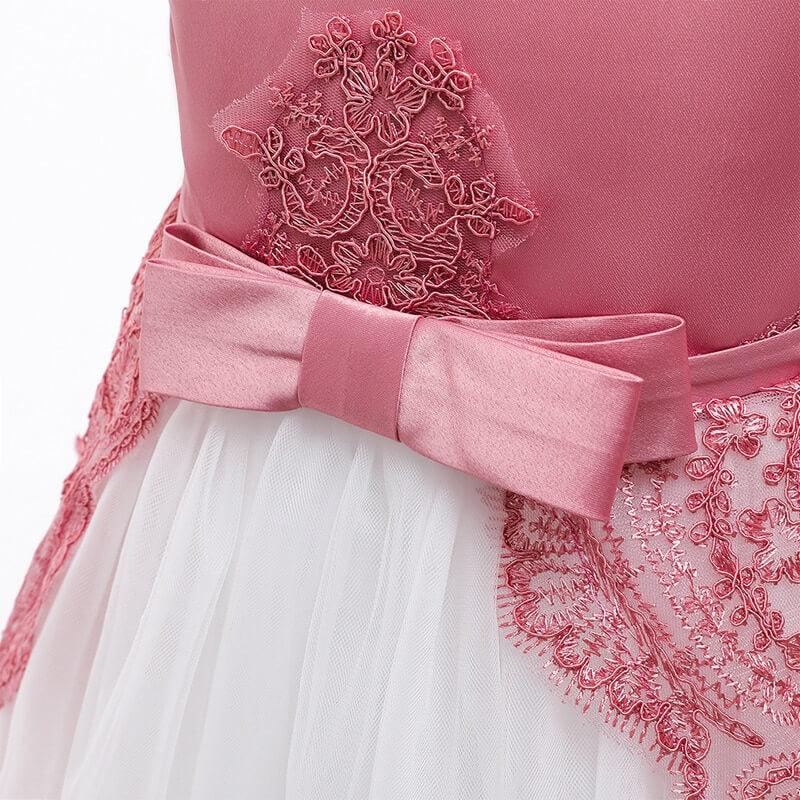 Robe de Princesse avec Traine pour Petite Fille – Image 6
