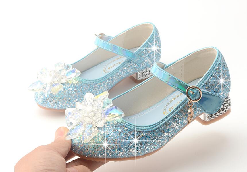Chaussures Fille Paillettes Bleues – Image 4