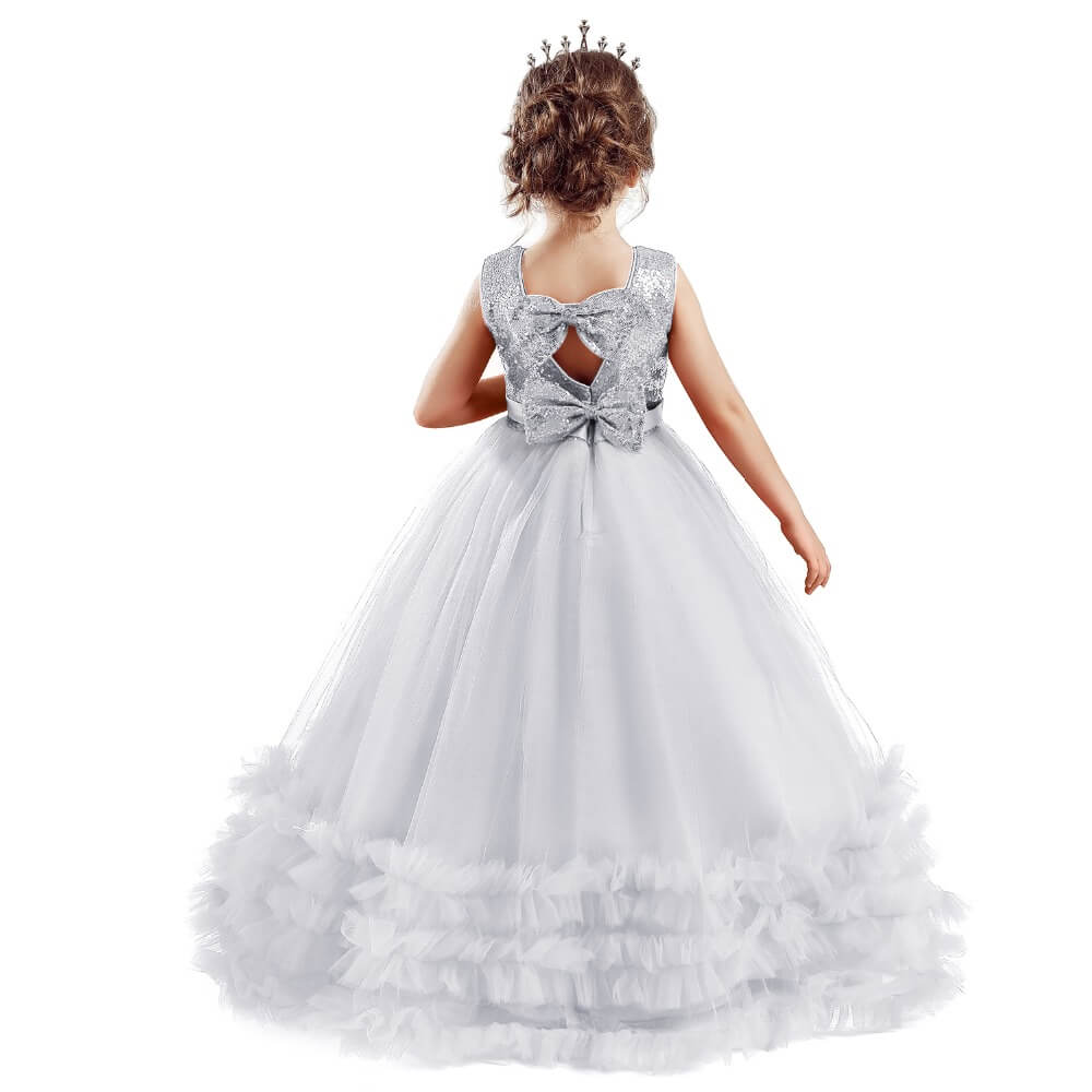 Robe Petite Fille D’honneur Princesse – Image 3