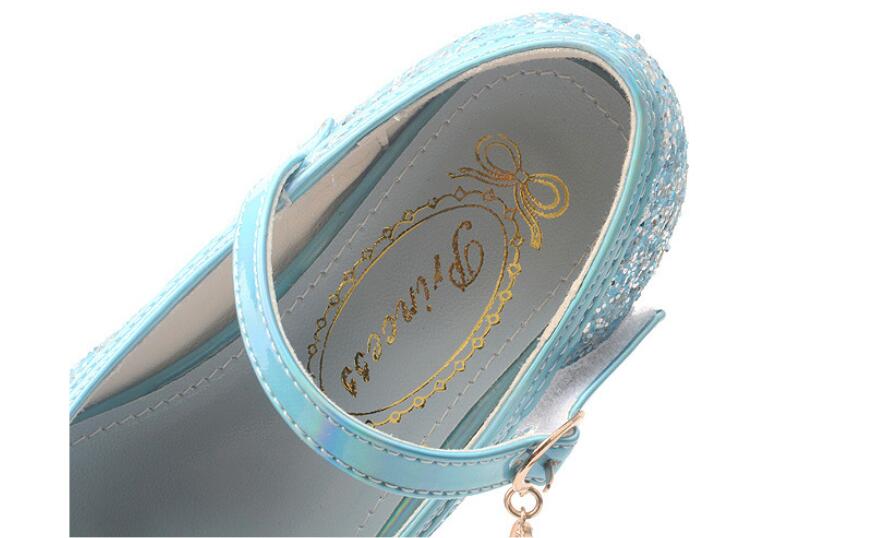 Chaussures Fille Paillettes Bleues – Image 7