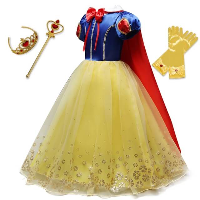 Robe de Princesse Fille Blanche Neige – Image 4