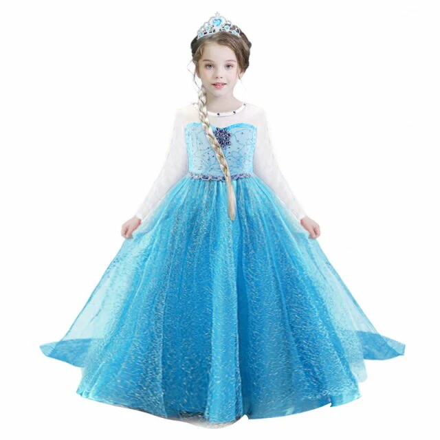 Robe Princesse Fille Elsa – Image 2