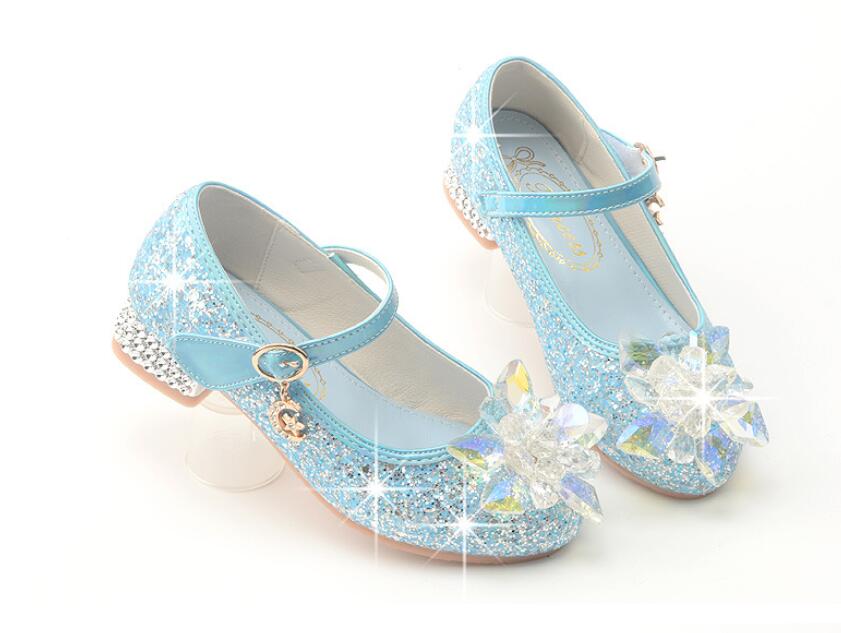 Chaussures Fille Paillettes Bleues – Image 3