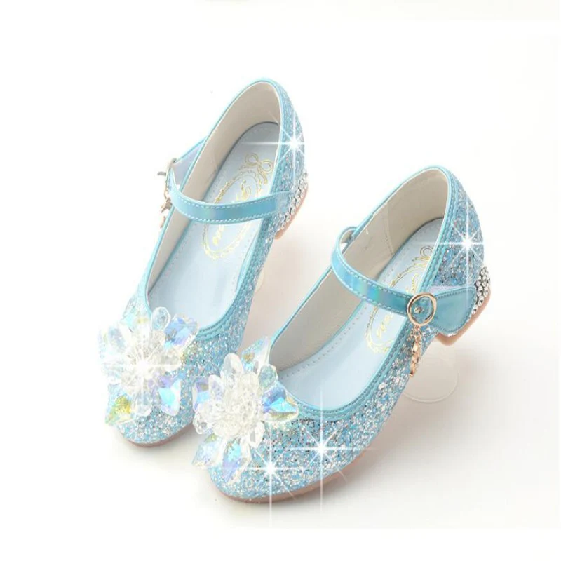 Chaussures Fille Paillettes Bleues – Image 2