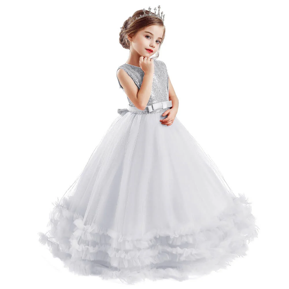Robe Petite Fille D’honneur Princesse – Image 2