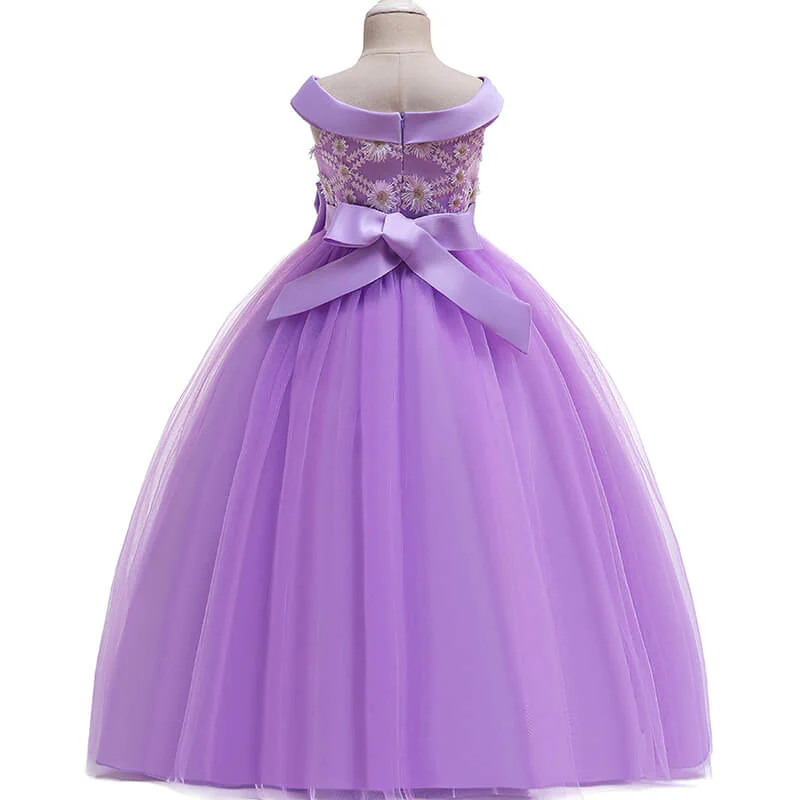 Robe Fille d'Honneur Violette – Image 4